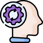 A pictogram showing the adaptation of business processes